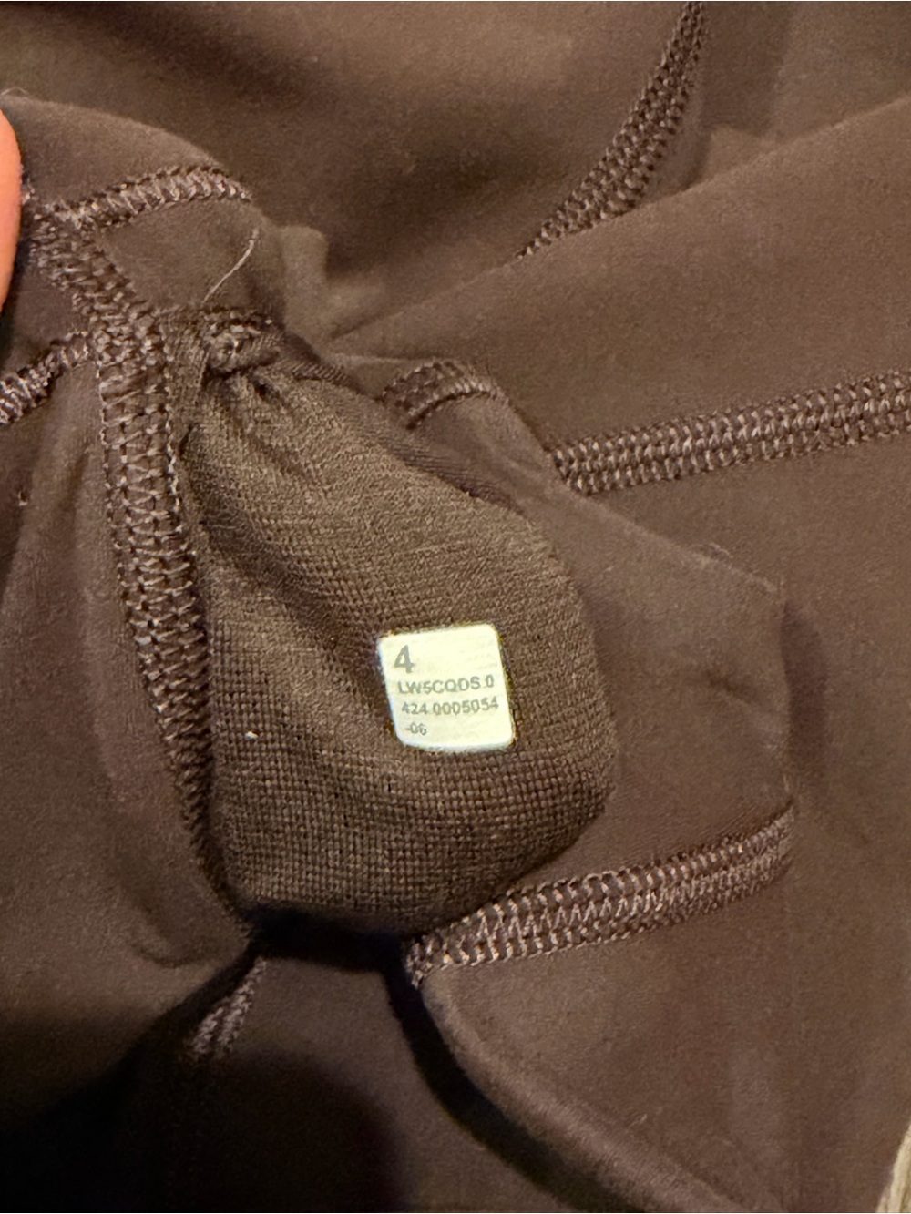lululemon wunder train 25” leggings in espresso - Picture 5 of 6